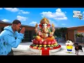Download Lagu GTA 5 - Vinayagar Chathurthi Franklin Buy BIGGEST Ganesh Statue | Shinchan Funny | Lovely Gaming