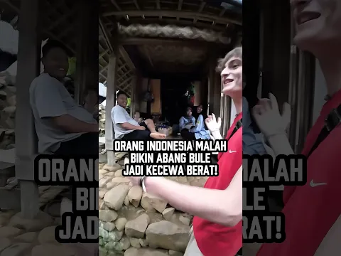 BULE DIBUAT KECEWA SAMA ORANG INDO π #reaksibule #shorts #viralvideo