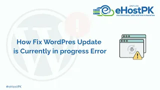 How to Fix Another update is currently in progress in WordPress - #Khurram Shahzad
