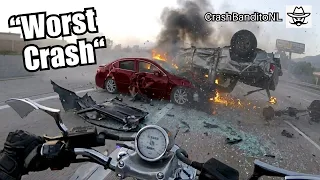 Insane Motorcycle Crashes & Chaos moments on GoPro | CrashBanditoNL