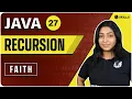 Recursion Recursion concept and problems Lecture 27 Java and DSA Course