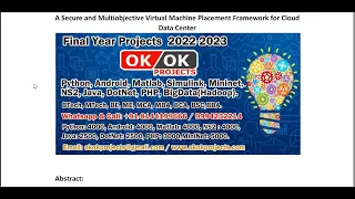A Secure and Multiobjective Virtual Machine Placement Framework for Cloud Data Center