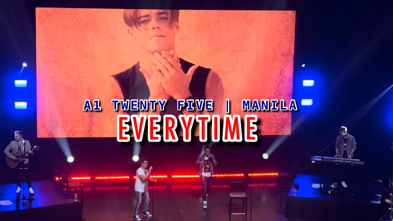 A1 - Everytime | A1 Twenty Five Live in Manila