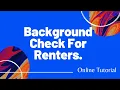 Background Check For Renters