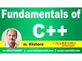 Fundamentals of C C Tutorial Mr Kishore