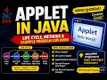 Applet in Java Life Cycle Methods Example Program Explained