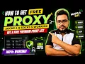 How to get Free Proxy Socks 4 Socks 5 Working Get a Free Premium Proxy List 100 Working Method