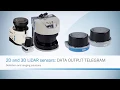 LiDAR Sensors - Tutorial 2D 3D LiDAR Sensors Data Output Telegram