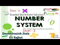 NCERT V Solution for Maths Graded Worksheet of Number System Level - 3
