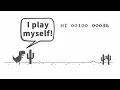 Making the Chrome dinosaur game play itself