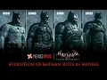 Evolution of Batman Suits in movies 1939 - 2022 Batman Arkham Knight
