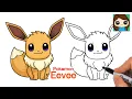 How to Draw Pokemon Eevee Easy