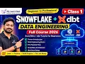 Snowflake dbt Tutorial for Beginners Data Engineering Full Course 2026 Class 1