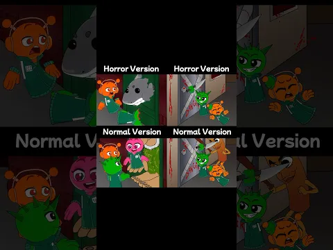 AAAHHH Hide & Seek Brainrot vs Squid Game 3 Compilition edit #sprunki #shorts