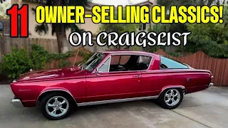 Craigslist Classics 11 Cars Sold Directly by Owners