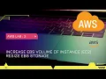 Increase EBS Volume of Ec2 Instance Modify EBS Volume