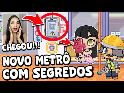 Download MP3 👉😱CHEGOU!!! NOVO METRÔ COM SEGREDOS NO PAZU AVATAR WORLD | NOVA ATUALIZAÇÃO