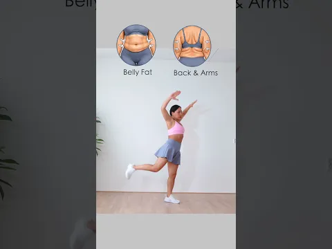 Lose belly, back & arm fat, full workout ⬇️