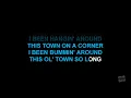 Hanginaround in the style of Counting Crows karaoke video with lyrics (no lead vocal)