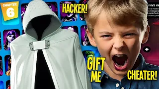 FORTNITE DEV ACCOUNT TROLLING ANGRY NOOB on Fortnite (Fortnite Trolling)