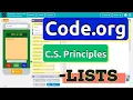 Code org How to Join a List and Print It C S Principles Example with Code