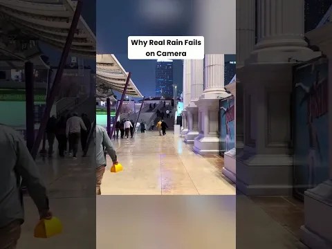 Why real rain looks like nothing on camera