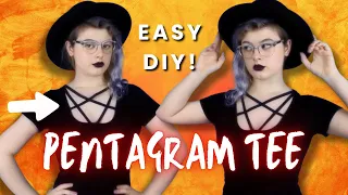 DIY Pentagram Top for the Spooky Season / Re-release