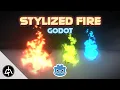 GODOT VFX - Stylized Fire Effect Tutorial