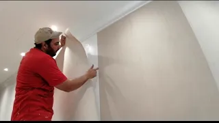 تعلم أفضل طريقة تركيب ورق الجدران وظبط اللحام بسهولة تركيب ورق الجدران 