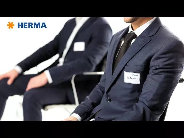 HERMA Namensetiketten aus Acetatseide – 250er-Pack