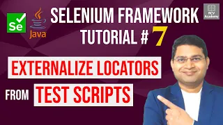 Selenium Framework Tutorial - Externalize Locators from Test Script