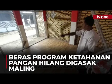 Ratusan Karung Beras Program Ketahanan Pangan di Cianjur Hilang