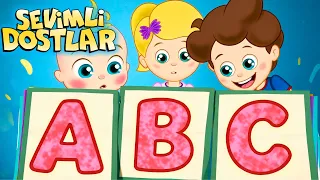 Türkçe ve İngilizce Alfabe Şarkısı | Sevimli Dostlar ile Harfleri Öğreniyoruz 🔠
