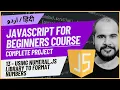 13 Using numeral js lib to format numbers JavaScript Full Course in with Project 2024