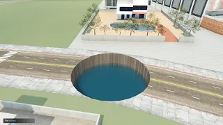 INDIAN BIKE DRIVING 3D GIANT WATER HOLE IN THE CITY