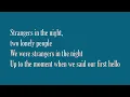 Frank Sinatra - Strangers In The Night (Lyrics)