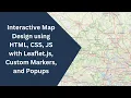Interactive Map Design with HTML CSS and JavaScript Step-by-Step Guide