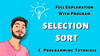 Selection Sort in C Selection Sort program in c Programming Tutorials