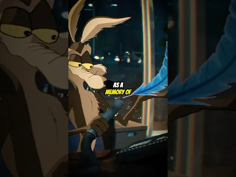 Why Wile E Coyote has THIS feather #coyotevsacme #looneytunes #bugsbunny #roadrunner #cartoons