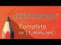 Autodesk SketchBook - Tutorial for Beginners in 11 MINUTES