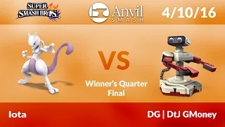 Anvil Smash WQ Iota Mewtwo vs DG DtJ GMoney ROB