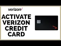 How To Activate Verizon Credit Card Online