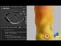 Blender Python Color Slices Tutorial Series Part 2 Deforming a curve with noise