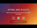 HTML SEO Basics Beginner s Guide to Optimize Your Website