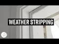 DIY How to install weather stripping - Exterior Door Installation