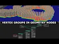 Use Vertex Groups In Geometry Nodes Blender Tutorial