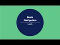 00 Basic Navigation Login