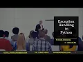 Exception Handling in Python Python Training and Placement Python Training and Certification