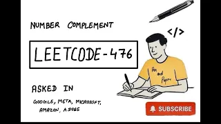 LeetCode 476 Number Complement Explained Bit Manipulation for MAANG Preparation Pen and Paper