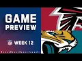 Atlanta Falcons vs Jacksonville Jaguars Week 12 NFL Game